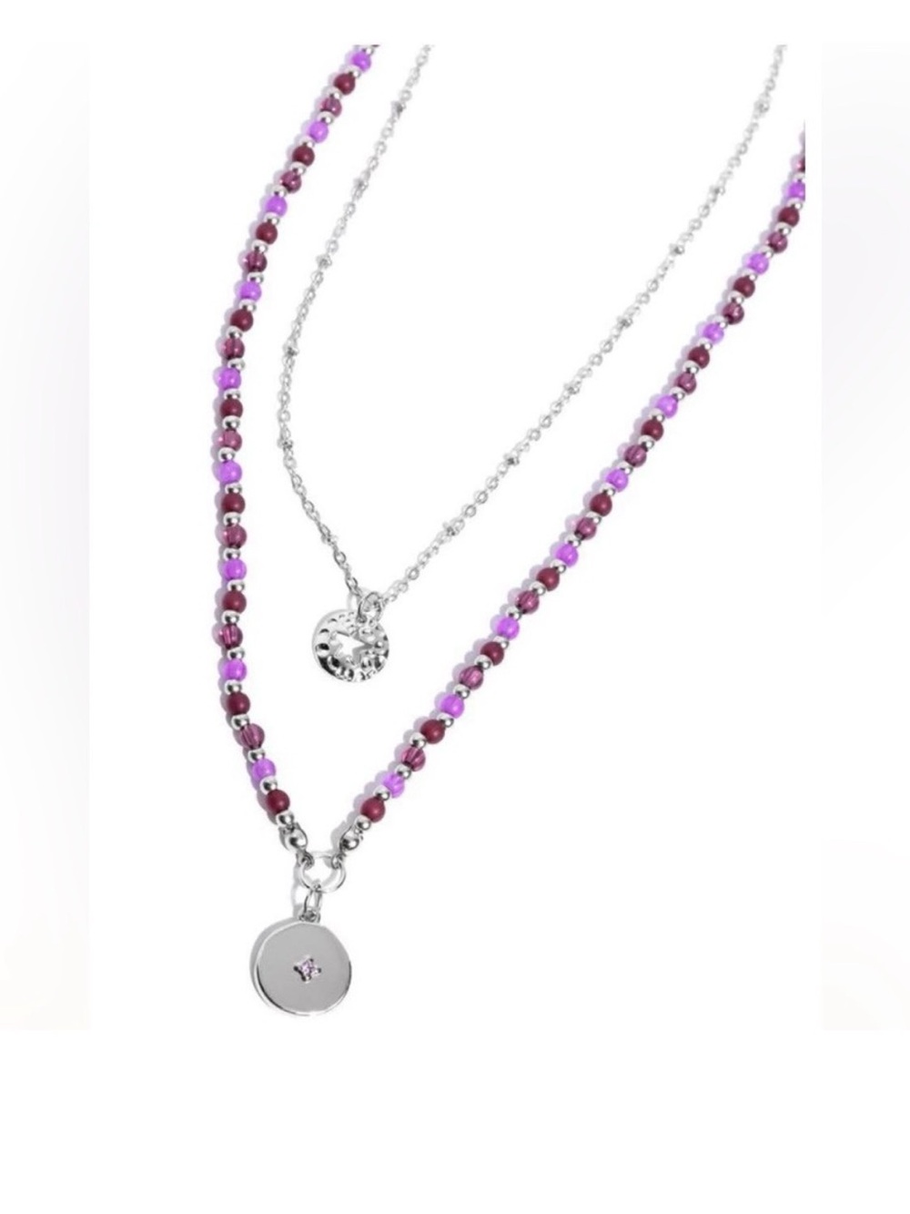 New Purple Beaded Necklace